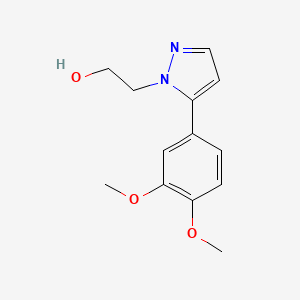 2-(5-(3,4-Dimethoxyphenyl)-1H-pyrazol-1-yl)ethanol