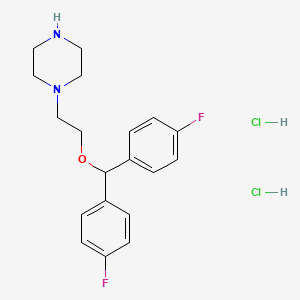 1-(2-(Bis(4-fluorophenyl)methoxy)ethyl)piperazine dihydrochloride