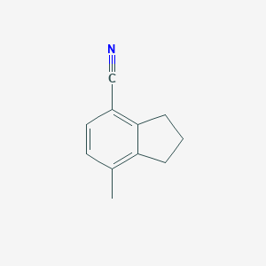molecular formula C11H11N B015055 7-甲基-4-茚满腈 CAS No. 15085-20-8