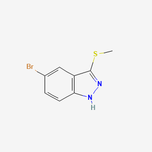 5-Bromo-3-(methylthio)-1H-indazole