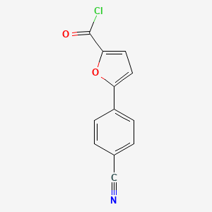 5-(4-Cyanophenyl)furan-2-carbonyl chloride