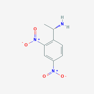 molecular formula C8H9N3O4 B1505506 Benzenemethanamine,a-methyl-2,4-dinitro-,(aS)- 