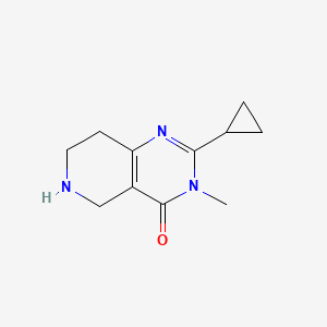 2-Cyclopropyl-3-methyl-5,6,7,8-tetrahydropyrido[4,3-d]pyrimidin-4(3H)-one