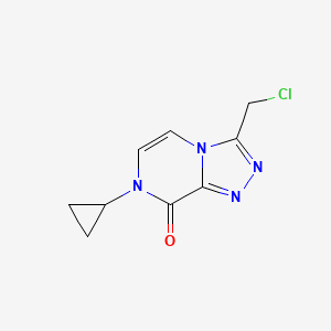 3-(Chloromethyl)-7-cyclopropyl-[1,2,4]triazolo[4,3-a]pyrazin-8(7H)-one