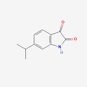 molecular formula C11H11NO2 B15055106 6-Isopropylindoline-2,3-dione CAS No. 188784-45-4