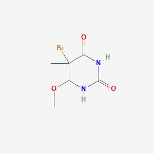 molecular formula C6H9BrN2O3 B1505513 5-Bromo-6-methoxy-5-methyldihydropyrimidine-2,4(1H,3H)-dione CAS No. 59411-67-5