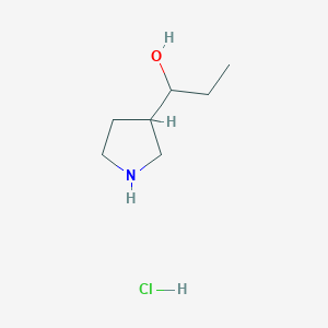 1-(Pyrrolidin-3-yl)propan-1-ol hydrochloride