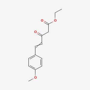 molecular formula C14H16O4 B1505517 Ethyl 5-(4-methoxyphenyl)-3-oxopent-4-enoate CAS No. 76842-83-6