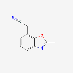 2-(2-Methylbenzo[d]oxazol-7-yl)acetonitrile