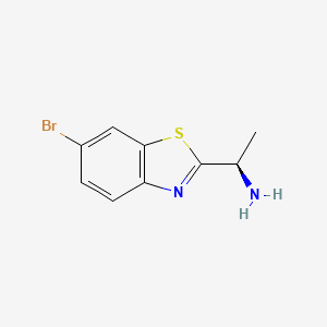 (R)-1-(6-Bromobenzo[D]thiazol-2-YL)ethanamine