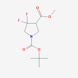 1-tert-Butyl 3-methyl 4,4-difluoropyrrolidine-1,3-dicarboxylate