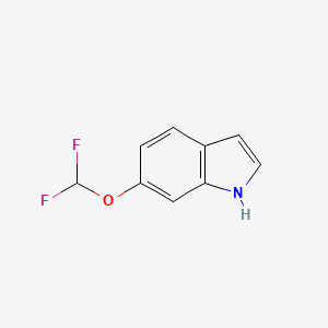 molecular formula C9H7F2NO B1505526 6-(二氟甲氧基)-1H-吲哚 CAS No. 200207-21-2