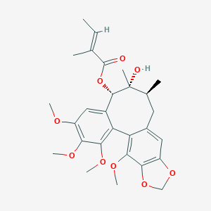 molecular formula C28H34O9 B150553 Schisanwilsonin I CAS No. 1181216-84-1