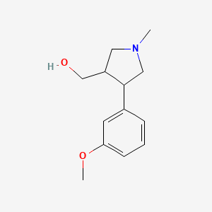 (4-(3-Methoxyphenyl)-1-methylpyrrolidin-3-yl)methanol