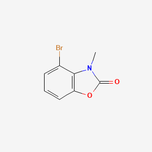 molecular formula C8H6BrNO2 B15055377 4-Bromo-3-methylbenzo[d]oxazol-2(3H)-one 