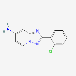 2-(2-Chlorophenyl)-[1,2,4]triazolo[1,5-a]pyridin-7-amine