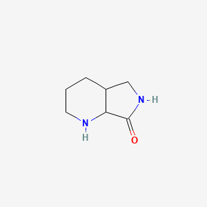 molecular formula C7H12N2O B15055456 Hexahydro-1H-pyrrolo[3,4-b]pyridin-7(7aH)-one 