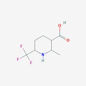 2-Methyl-6-(trifluoromethyl)piperidine-3-carboxylic acid