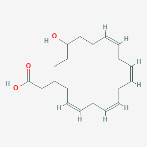 molecular formula C20H32O3 B150555 (5Z,8Z,11Z,14Z)-18-羟基二十碳-5,8,11,14-四烯酸 CAS No. 133268-58-3