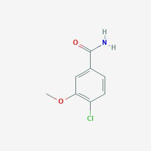 molecular formula C8H8ClNO2 B1505551 4-氯-3-甲氧基苯甲酰胺 CAS No. 630121-76-5