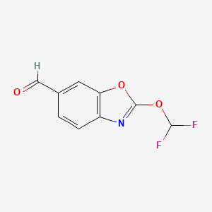 2-(Difluoromethoxy)benzo[d]oxazole-6-carboxaldehyde