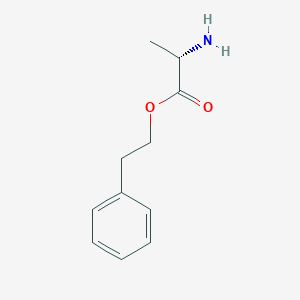 molecular formula C11H15NO2 B1505553 (S)-Phenethyl 2-aminopropanoate 