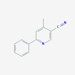 molecular formula C13H10N2 B1505554 4-Methyl-6-phenylnicotinonitrile 