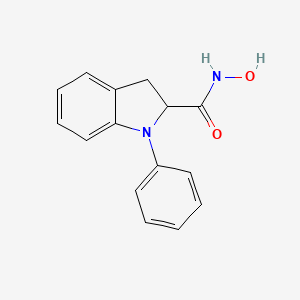 N-Hydroxy-1-phenylindoline-2-carboxamide