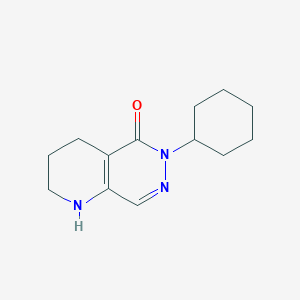 6-Cyclohexyl-1,2,3,4-tetrahydropyrido[2,3-d]pyridazin-5(6H)-one