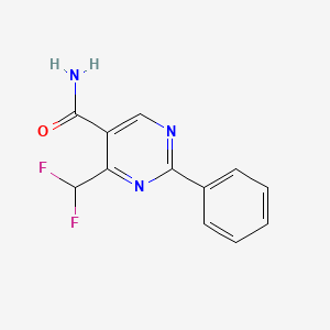 4-(Difluoromethyl)-2-phenylpyrimidine-5-carboxamide