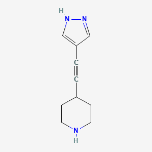 4-((1H-Pyrazol-4-yl)ethynyl)piperidine