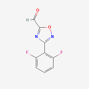 3-(2,6-Difluorophenyl)-1,2,4-oxadiazole-5-carbaldehyde