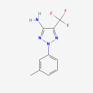 2-(m-Tolyl)-5-(trifluoromethyl)-2H-1,2,3-triazol-4-amine