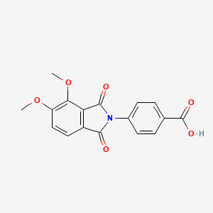 4-(4,5-Dimethoxy-1,3-dioxoisoindolin-2-yl)benzoic acid