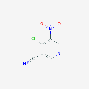 molecular formula C6H2ClN3O2 B15055733 4-Chloro-5-nitronicotinonitrile CAS No. 1707581-29-0