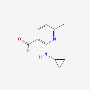 2-(Cyclopropylamino)-6-methylnicotinaldehyde