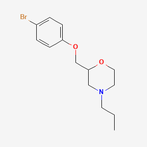 molecular formula C14H20BrNO2 B15055745 2-((4-Bromophenoxy)methyl)-4-propylmorpholine 