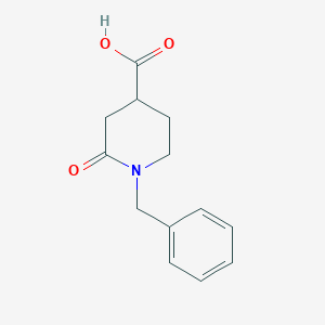 molecular formula C13H15NO3 B15055748 1-Benzyl-2-oxopiperidine-4-carboxylic acid 