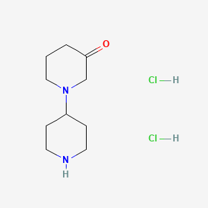 molecular formula C10H20Cl2N2O B15055771 [1,4'-Bipiperidin]-3-one dihydrochloride 