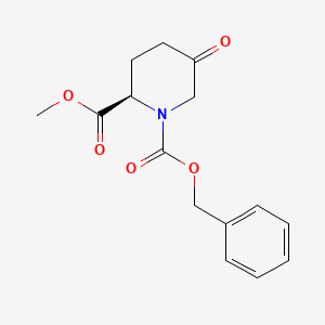 (R)-1-Benzyl2-methyl5-oxopiperidine-1,2-dicarboxylate