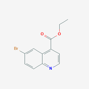 molecular formula C12H10BrNO2 B1505579 Ethyl 6-bromoquinoline-4-carboxylate CAS No. 220844-77-9