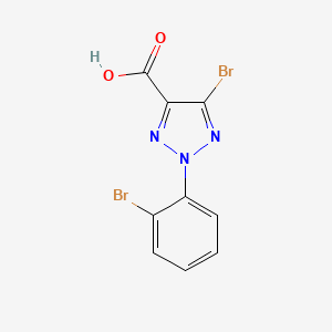 5-Bromo-2-(2-bromophenyl)-2H-1,2,3-triazole-4-carboxylic acid