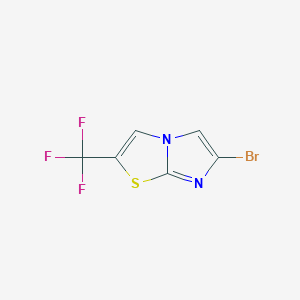 6-Bromo-2-(trifluoromethyl)imidazo[2,1-b]thiazole