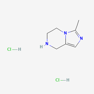 3-Methyl-5,6,7,8-tetrahydroimidazo[1,5-a]pyrazine dihydrochloride