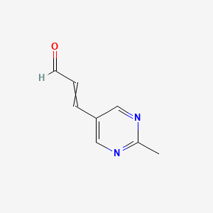 molecular formula C8H8N2O B1505584 3-(2-Methyl-pyrimidin-5-yl)-propenal 