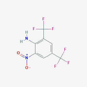 molecular formula C8H4F6N2O2 B1505585 2-Nitro-4,6-bis(trifluoromethyl)aniline CAS No. 320-21-8