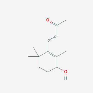 molecular formula C13H20O2 B1505587 4-(3-Hydroxy-2,6,6-trimethylcyclohex-1-en-1-yl)but-3-en-2-one CAS No. 14398-34-6