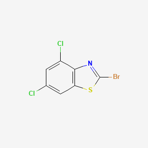 molecular formula C7H2BrCl2NS B1505588 2-Bromo-4,6-dichlorobenzo[d]thiazole 