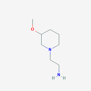 B1505590 2-(3-Methoxy-piperidin-1-yl)-ethylamine CAS No. 911300-67-9