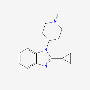 2-Cyclopropyl-1-(piperidin-4-yl)-1H-benzo[d]imidazole